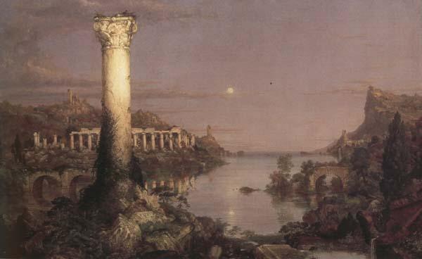 Thomas Cole The Course of Empire:Desolation (mk43) Germany oil painting art